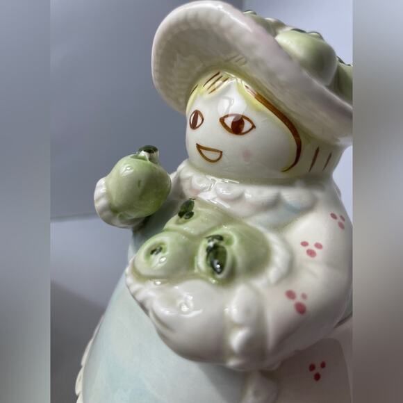 2 Vintage Fitz‎ & Floyd Candy Boxes, Village Green Apple Annie, Apple Cart - Picture 4 of 13